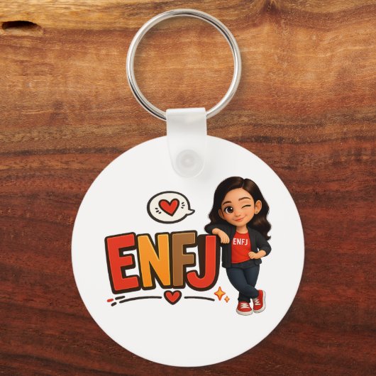 ENFJ キーホルダー (裏面)