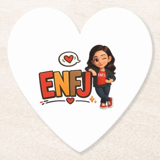 ENFJ ペーパーコースター (正面)