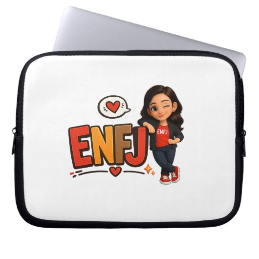 ENFJ ラップトップスリーブ (正面)