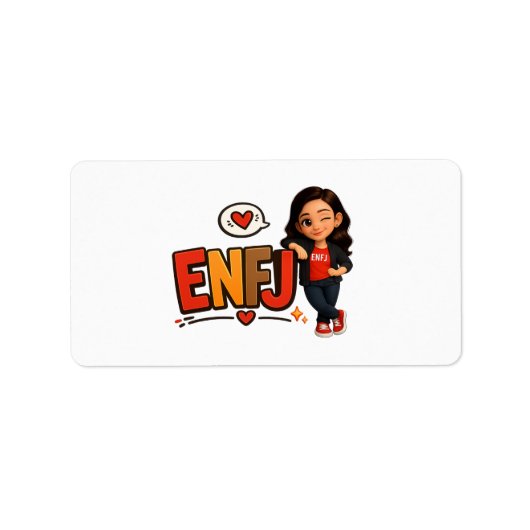 ENFJ ラベル (正面)