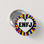 ENFJ MBTI 3 Cmラウンドバッジ 缶バッジ (正面&裏面)