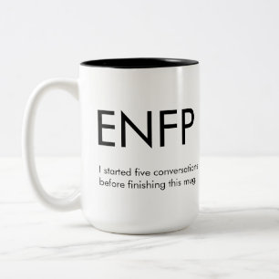 ENFPが会話を始めたマグカップギフト ツートーンマグカップ