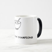 ENFPのチャンピオンのコーヒー・マグ モーフィングマグカップ (正面右)