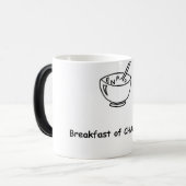 ENFPのチャンピオンのコーヒー・マグ モーフィングマグカップ (正面左)