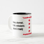 ENFP人格マグ ツートーンマグカップ (正面左)