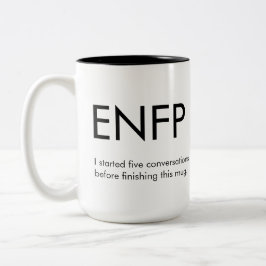 ENFP Started conversations Mug Gift ツートーンマグカップ