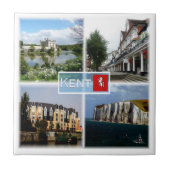 ENG006 LEEDS CASTLE, TUNBRIDGE 王室の WE, Dover, タイル (正面)