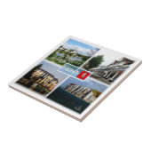 ENG006 LEEDS CASTLE, TUNBRIDGE 王室の WE, Dover, タイル (側面)