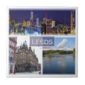 ENG018 LEEDS, Yorkshire，イギリス，ヨーロッパ， タイル (正面)