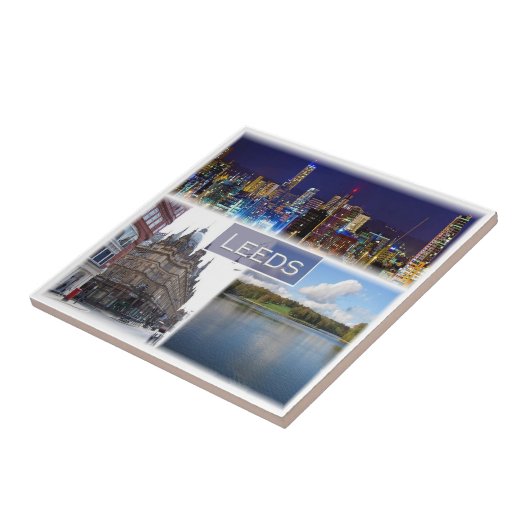 ENG018 LEEDS, Yorkshire，イギリス，ヨーロッパ， タイル (側面)