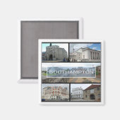 ENG019 SOUTHAMPTON,イングランド,ヨーロッパ,冷蔵庫 マグネット (正面/裏面)
