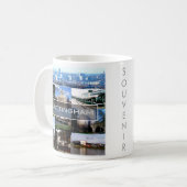 ENG021 NOTTINGHAM，イギリス，ヨーロッパ， コーヒーマグカップ (正面左)