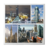 ENG023 MANCHESTER，イギリス，ヨーロッパ， タイル (正面)