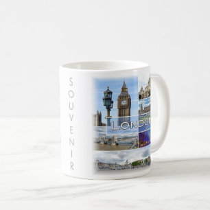 ENG025 LONDON, Big Ben, Westminster, コーヒーマグカップ