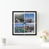 ENG029 BRISTOL，イギリス，ヨーロッパ， スクエア壁時計 (ホーム)