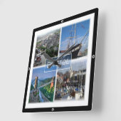 ENG029 BRISTOL，イギリス，ヨーロッパ， スクエア壁時計 (傾斜)