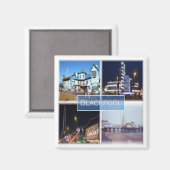 ENG032 BLACKPOOL, Lancashire，イギリス，冷蔵庫 マグネット (正面/裏面)