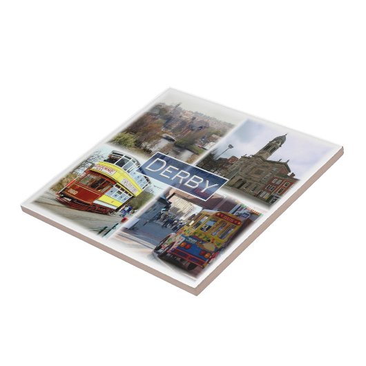 ENG033 DERBY，イングランド，ヨーロッパ，冷蔵庫 タイル (側面)