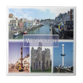 ENG036 WEYMOUTH，イギリス，ヨーロッパ， タイル (正面)
