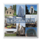 ENG043 LEICESTER，イギリス，ヨーロッパ， タイル (正面)