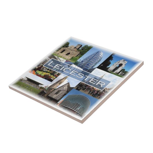 ENG043 LEICESTER，イギリス，ヨーロッパ， タイル (側面)