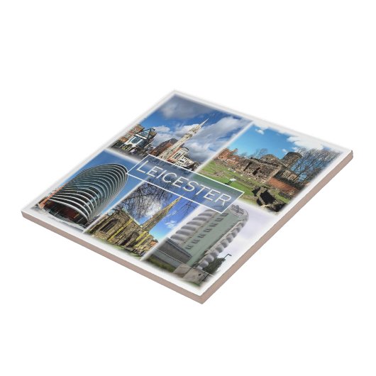 ENG044 LEICESTER，イギリス，ヨーロッパ， タイル (側面)