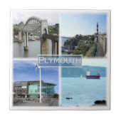 ENG045 PLYMOUTH DEVON，イギリス，ヨーロッパ， タイル (正面)