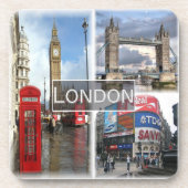 ENG048 LONDON，イギリス，ヨーロッパ， コースター (正面)