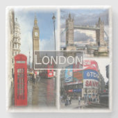 ENG048 LONDON，イギリス，ヨーロッパ， ストーンコースター (正面)