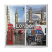 ENG048 LONDON，イギリス，ヨーロッパ， タイル (正面)