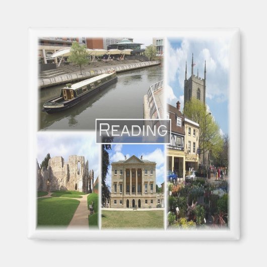 ENG052の読、ヨーロッパ、イギリス、冷蔵庫 マグネット (正面)