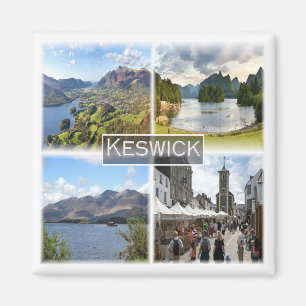 ENG053 KESWICK & LAKE DISTRICT,イングランド,冷蔵庫 マグネット