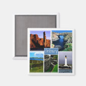 ENG055 THE ORKNEY ISLANDS ORKNEYS, England, Fridge マグネット (正面/裏面)