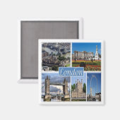 ENG056 LONDON，イギリス，ヨーロッパ，冷蔵庫 マグネット (正面/裏面)