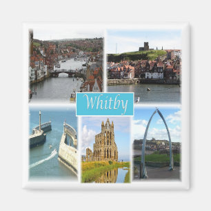 ENG057 WHITBY, Yorkshire,イギリス,ヨーロッパ マグネット