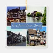 ENG060 STRATFORD ON AVON, England Europe セラミックオーナメント (裏面)