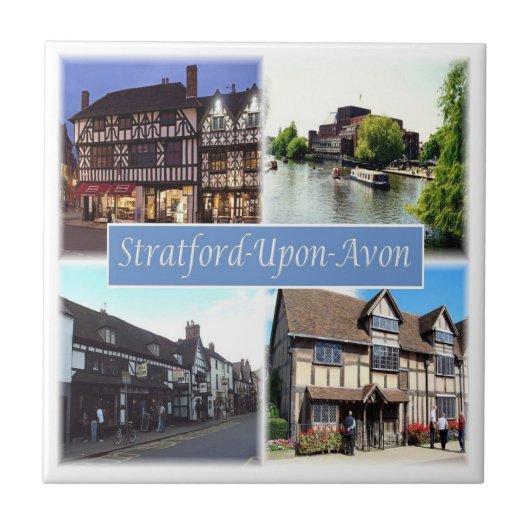 ENG060 STRATFORD ON AVON, England Europe タイル (正面)