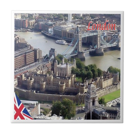 ENG064 LONDON Panorama,イギリス, タイル (正面)