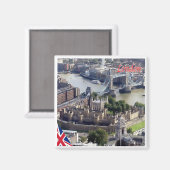 ENG064 LONDON Panorama,イングランド,冷蔵庫用マグネット マグネット (正面/裏面)
