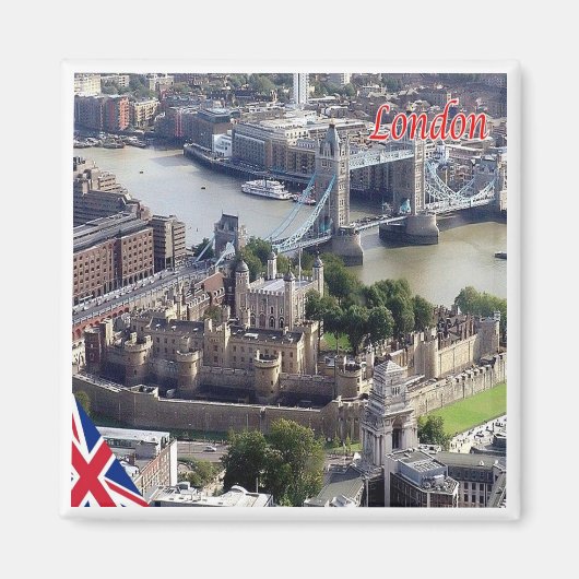 ENG064 LONDON Panorama,イングランド,冷蔵庫用マグネット マグネット (正面)