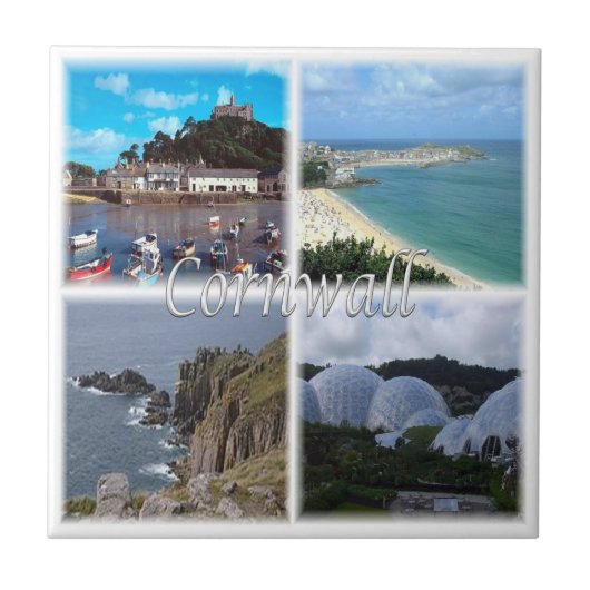 ENG076 CORNWALL, Land's end St. Ive, タイル (正面)