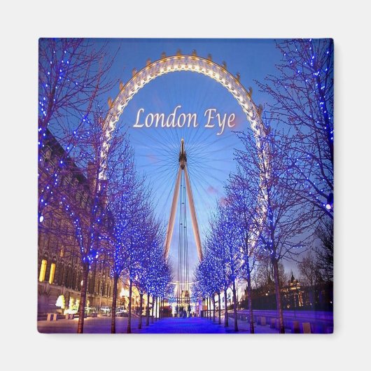 ENG078 EYE LONDON,イギリス,ヨーロッパ,冷蔵庫 マグネット (正面)