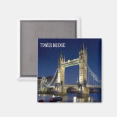 ENG080 LONDON TOWER BRIDGE，イングランド，冷蔵庫 マグネット (正面/裏面)
