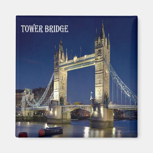 ENG080 LONDON TOWER BRIDGE，イングランド，冷蔵庫 マグネット (正面)