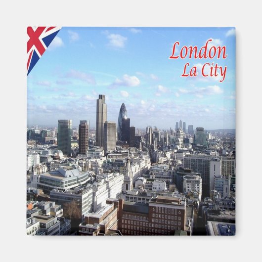 ENG089 LONDON CITY,イギリス,ヨーロッパ,冷蔵庫 マグネット (正面)