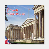 ENG093 LONDON BRITISH MUSEUM,冷蔵庫 マグネット (正面)