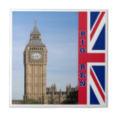 ENG095 LONDON BIG BEN，イギリス， タイル (正面)