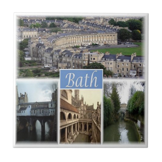 ENG097 BATH SOMERSET，イギリス， タイル (正面)