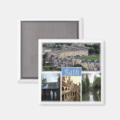 ENG097 BATH SOMERSET，イギリス，冷蔵庫 マグネット (正面/裏面)