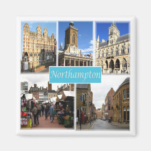 ENG099 NORTHAMPTON,イングランド,ヨーロッパ,冷蔵庫 マグネット